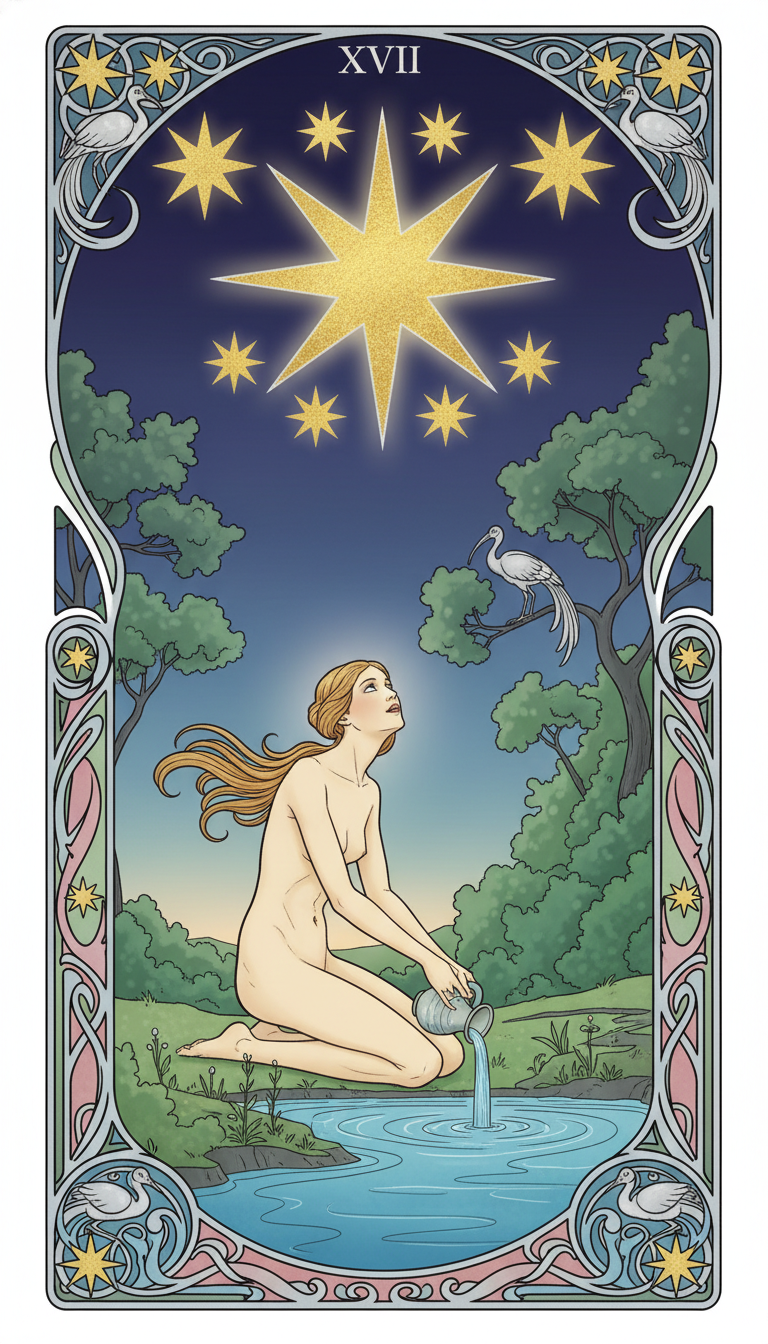 The Star tarot card